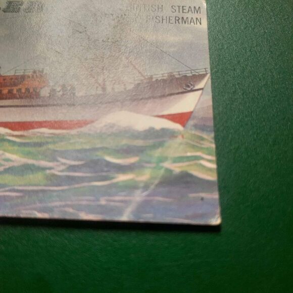 1955 Topps Rails and Sails #160 Trawler Card British Steam Powered Fisherman - Picture 6 of 6